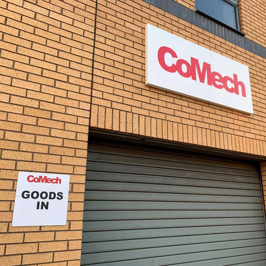 CoMech Exterior Signage